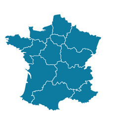 Carte des régions