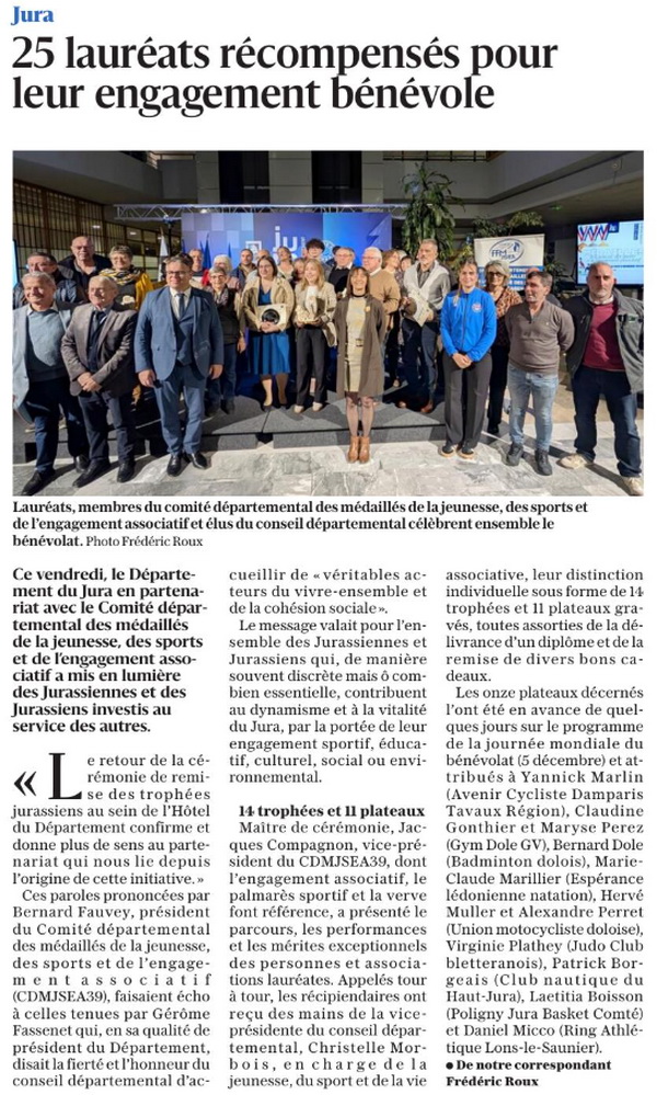 Le Progres du 24 novembre 2025