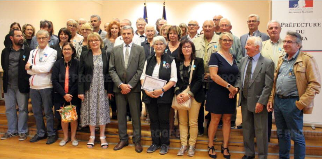 Remise de médailles